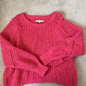 Chunky Knit Cropped Sweater